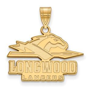 14k Gold Plated Silver Longwood U Medium Pendant